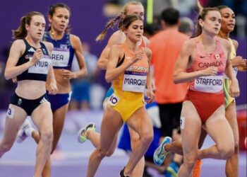 Águeda Marqués durante su presencia en los Juegos Olímpicos de París./E.A