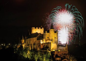 El espectáculo de fuegos artificiales cierra las fiestas el 29 de junio./E.A.