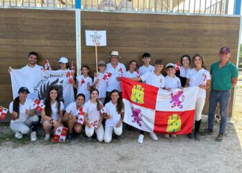 La selección de Castilla y León en el Campeonato de España de saltos en Edad Escolar./FHCYL