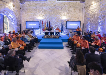 Acto de inauguración del curso en IE University. / KAMARERO