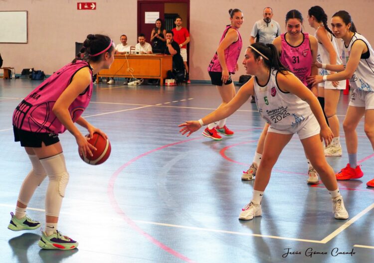 Un partido de la pasada temporada del Cochinillo Segoviano en el pabellón Emperador Teodosio./CD SPORDEPORTE