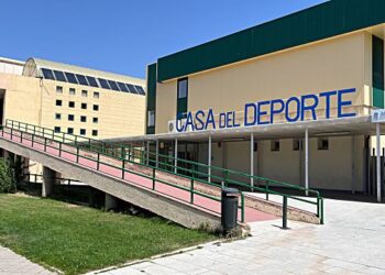 Zona exterior de la Casa del Deporte, junto al Pedro Delgado./AYUNTAMIENTO