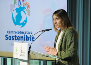 La Consejera de Educación, Rocío Lucas. / R. Valtero