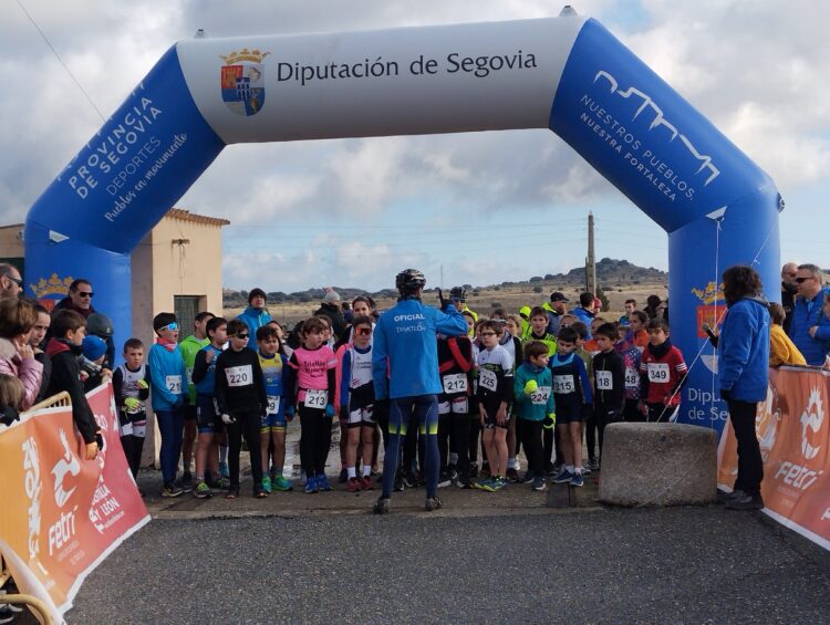 Duatlon escolar en Bernardos / DIPUTACIÓN