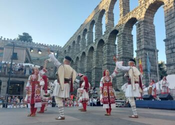 La agrupación búlgara ‘Gotse Delchev’/AYUNTAMIENTO DE SEGOVIA