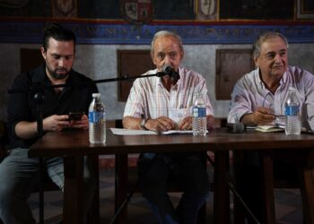 Miguel Velasco durante la presentación / MARIO ANTÓN LOBO