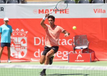 El tenista burgalés Nicolás Álvarez.