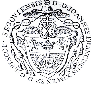 Escudo episcopal del obispo Jiménez del Rio.