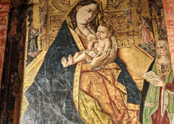 Interior de la Iglesia de San Pedro de Gaíllos.