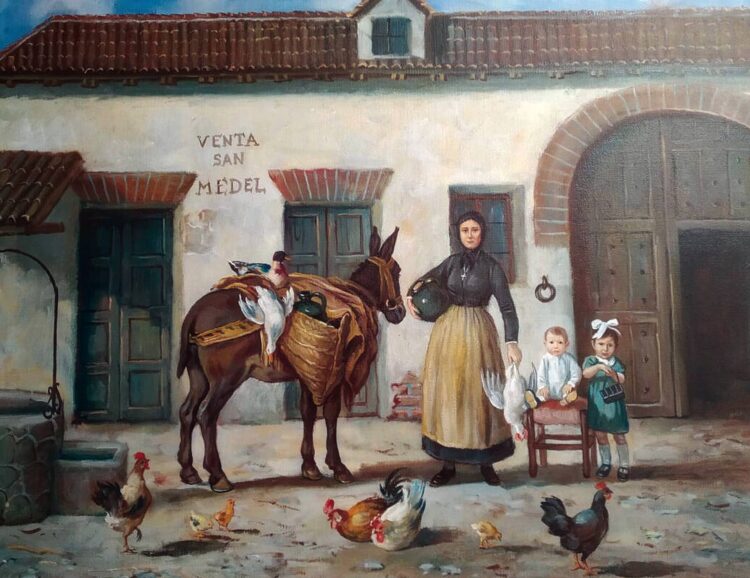 Antigua Venta de San Medel, escenario de sucesos macabros en otros tiempos./E.A.