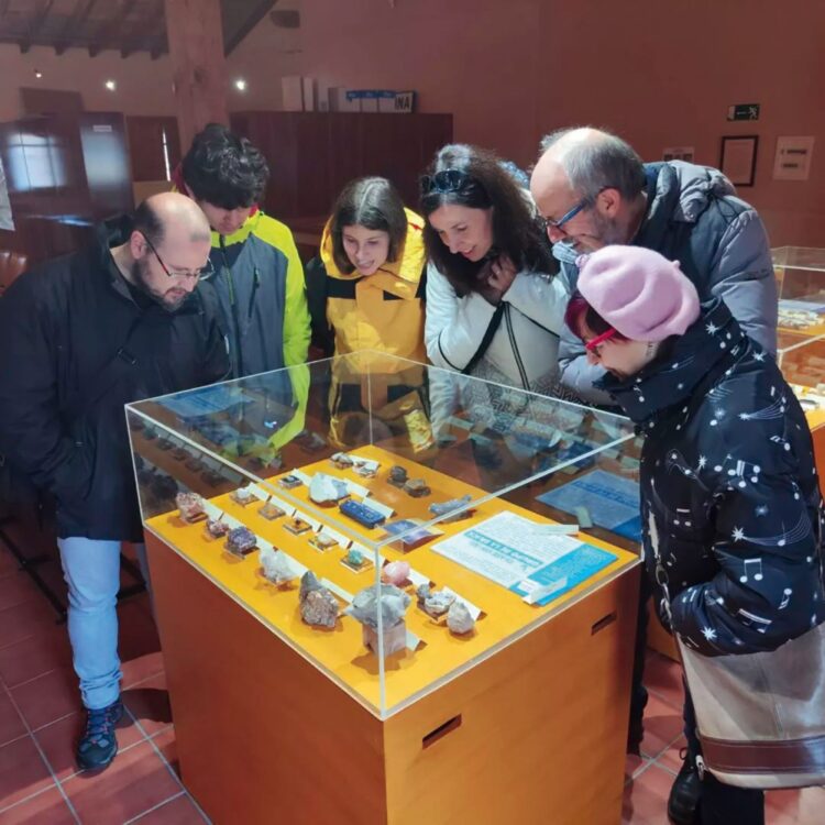 Érase una vez, hace millones de años... 1 Visitantes del Geomuseo de Valseca./GEOMUSEO