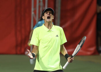 El tenista Rafael Jódar. / ALBERTO SIMÓN - OPEN EL ESPINAR