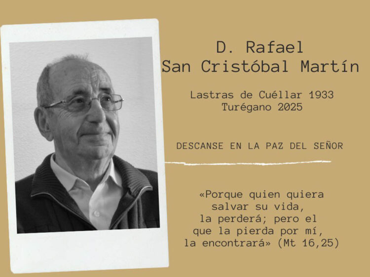 Fallece el sacerdote Rafael San Cristóbal, de Lastras de Cuéllar 1 Rafael San Cristobal