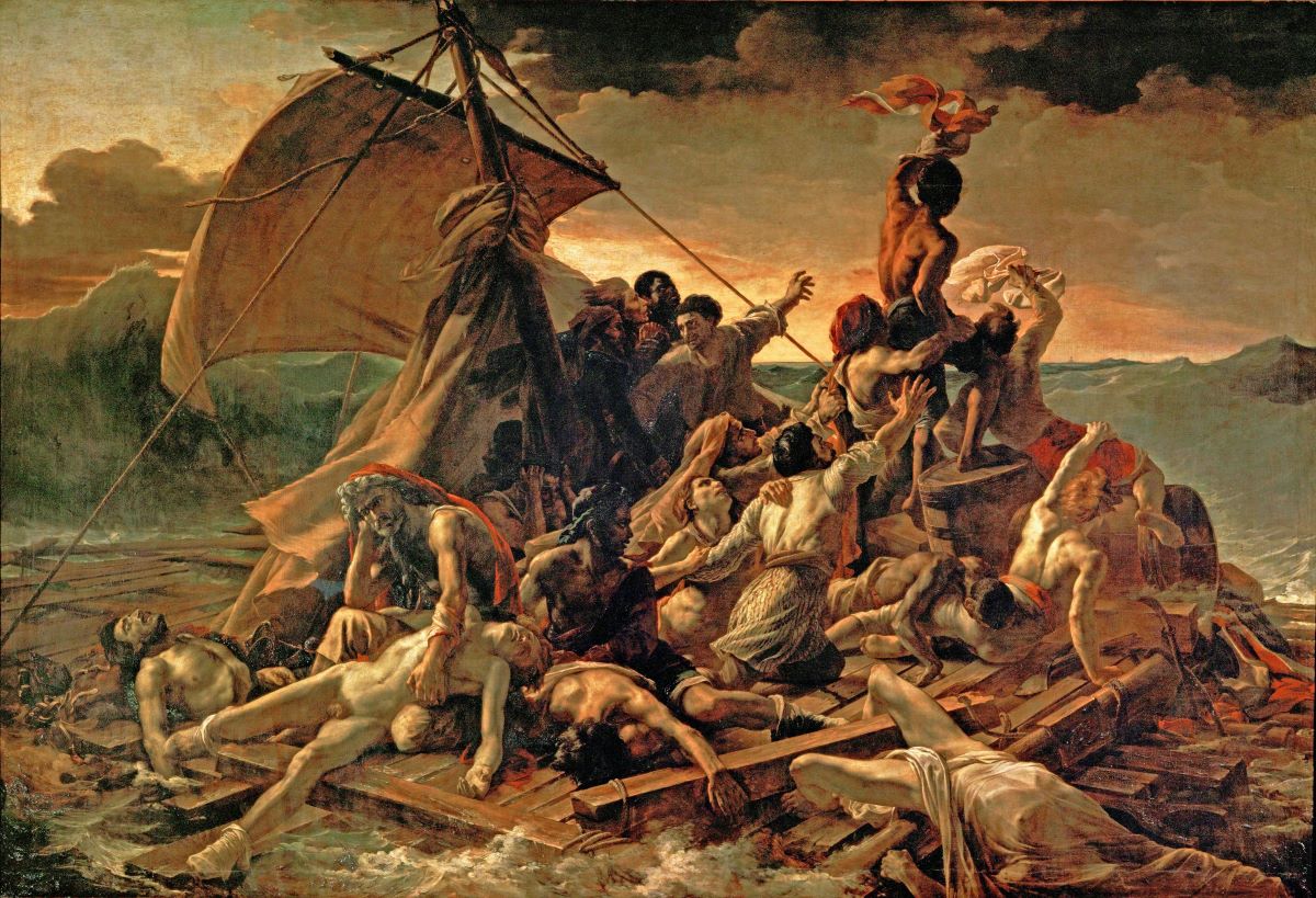 La balsa de la Medusa de Théodore Géricault 