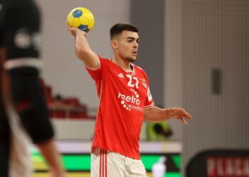 El central portugués Rui Baptista durante un encuentro de la pasada temporada con la camiseta del Benfica./BM NAVA