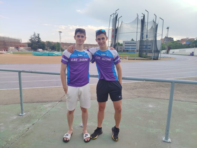 Buen papel del CAJ Blume en el Campeonato Autonómico sub20 1 Aitor Cruz y Álvaro Heras durante la cita celebrada en Valladolid./CAJ BLUME