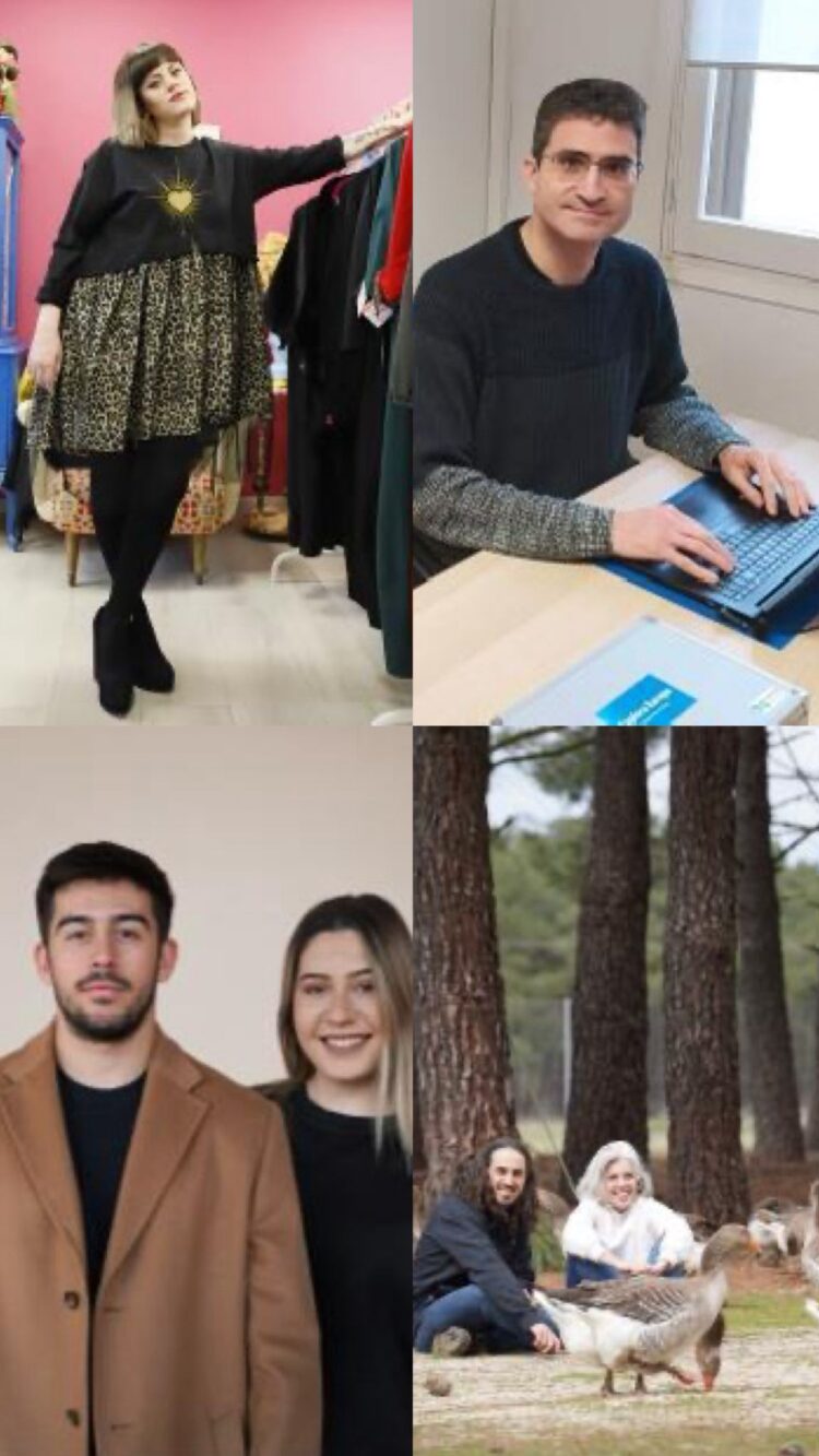 Las cuatro iniciativas emprendedoras de la Campiña Segoviana premiadas en el programa ‘Tierra de Oportunidades./E.A’.