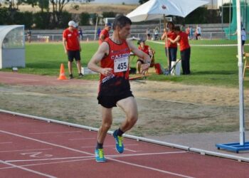 Francisco Maderuelo durante la prueba en Salamanca./CAS