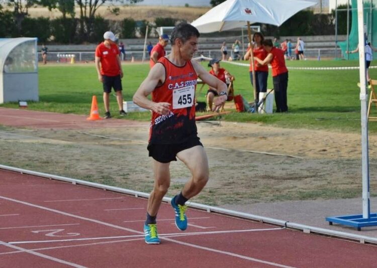 Francisco Maderuelo, quinto en el control provincial de Salamanca 1 Francisco Maderuelo durante la prueba en Salamanca./CAS