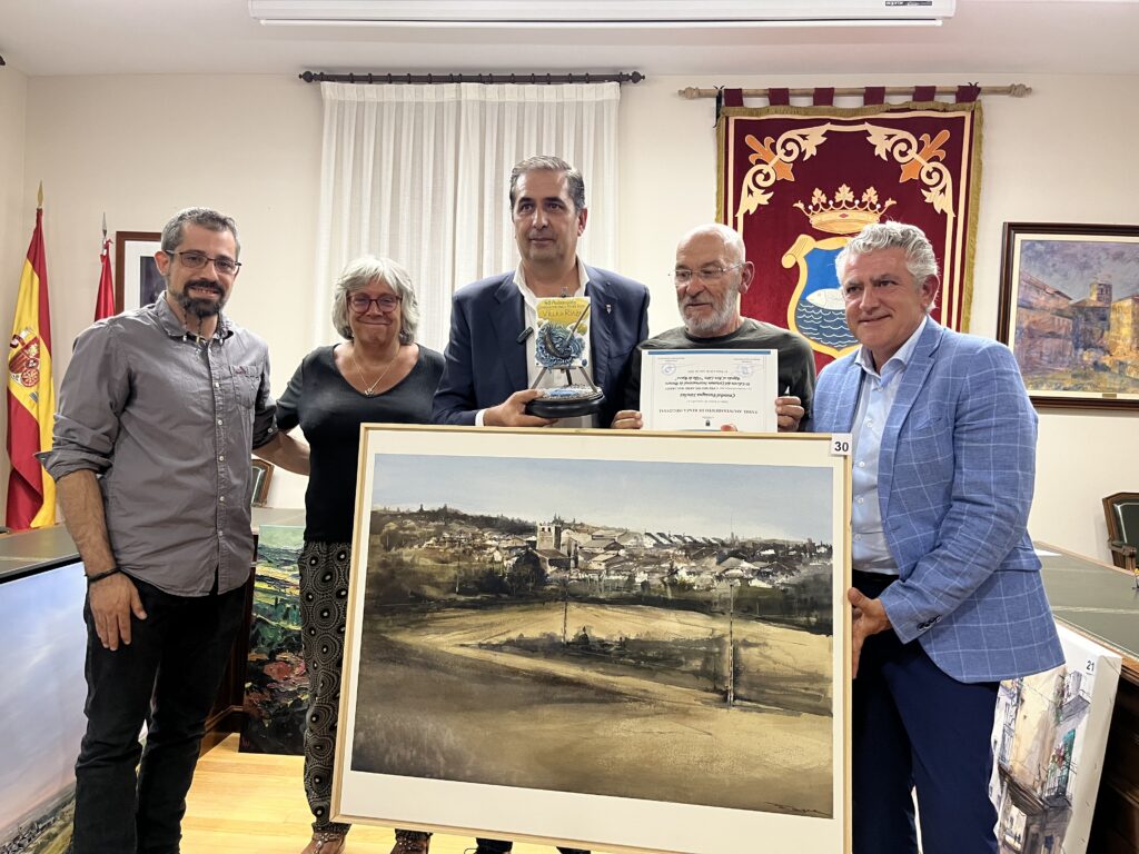 Justo Antonio Paniagua Snchez se hace con el primer premio del Certamen de Pintura Rpida de <h3 class='enlacePalabraNoticia' onclick='opcionBuscarActualidad('Riaza','')' >Riaza</h3>