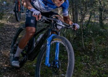 Fran Herrero durante un instante de la prueba./E.A