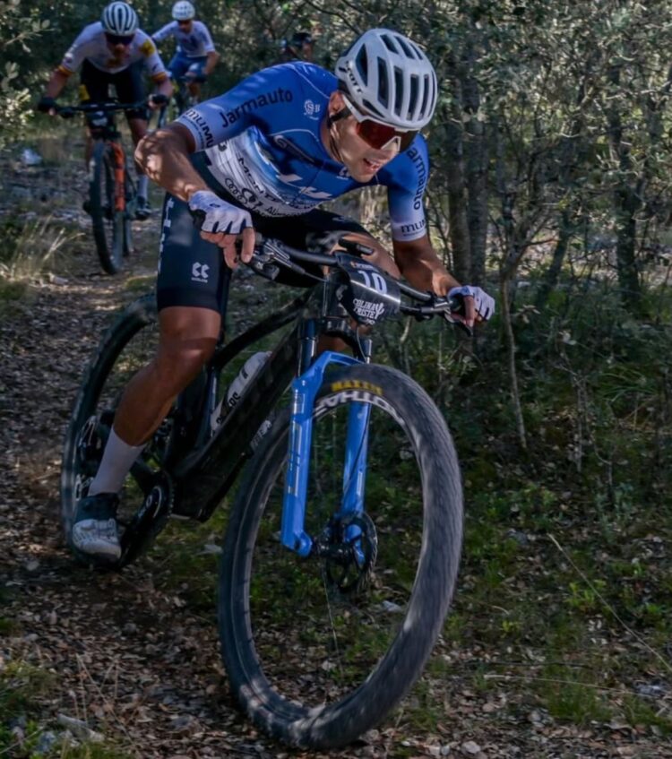 Fran Herrero durante un instante de la prueba./E.A