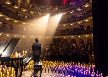 Instantes de una de las actuaciones del pianista segoviano Rafael Montalvo / RAFAEL MONTALVO
