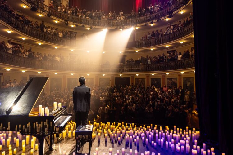 Instantes de una de las actuaciones del pianista segoviano Rafael Montalvo / RAFAEL MONTALVO