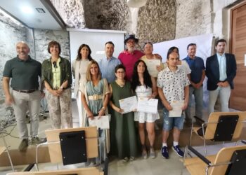 Visita de la delegada territorial a Cuéllar para clausurar el programa mixto de formación y empleo / JCYL