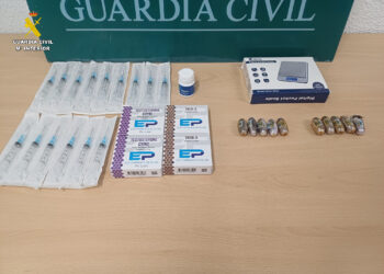 Sustancias estupefacientes y dopantes intervenidas / GUARDIA CIVIL