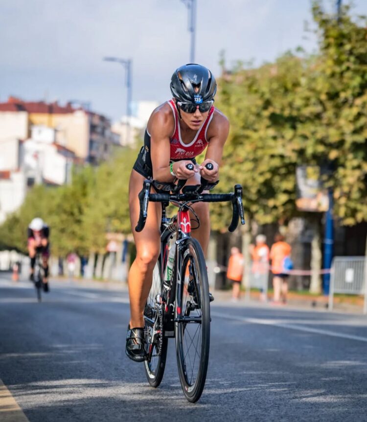 Marina Muñoz durante una prueba pasada./E.A