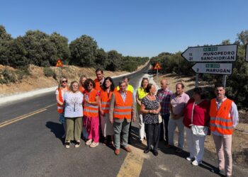 Visita a las obras en la carretera SG-322 / JCYL