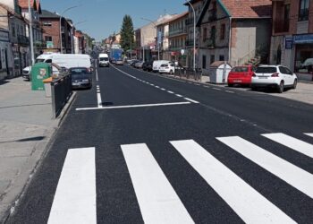 Transportes finaliza las obras para mitigar el ruido en la travesía de la N-6, en San Rafael / MINISTERIO DE TRANSPORTES Y MOVILIDAD SOSTENIBLE