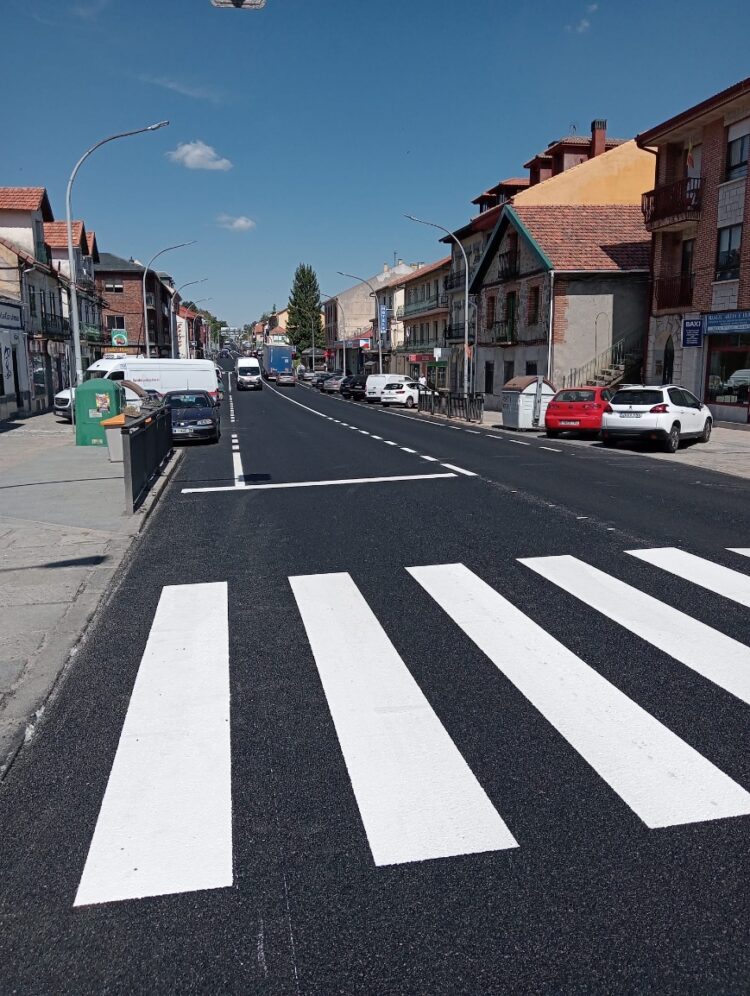 Transportes finaliza las obras para mitigar el ruido en la travesía de la N-6, en San Rafael / MINISTERIO DE TRANSPORTES Y MOVILIDAD SOSTENIBLE