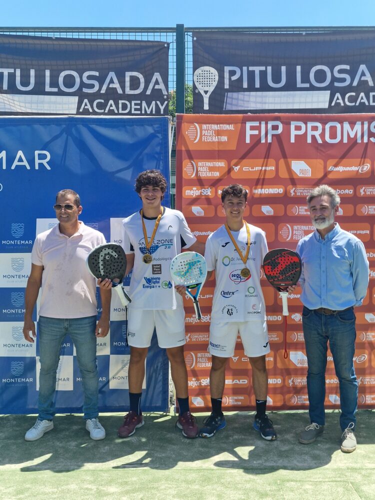 Guillermo Fernández y Sergio Tierno conquistan el FIP Promises de Alicante 1 Guillermo Fernández y Sergio Tierno posan como ganadores durante la celebración del FIP Promises “Pitu Losada” que se celebró en Alicante./E.A