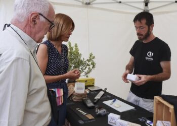 Magdalena Rodríguez durante un instante en la Feria de Trashumancia/DIPUTACIÓN