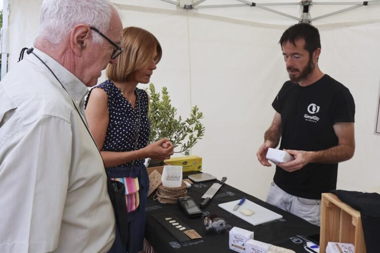 Magdalena Rodríguez durante un instante en la Feria de Trashumancia/DIPUTACIÓN