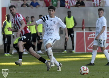 Rodrigo Ibañes en el encuentro entre Segoviana y Zamora de la pasada temporada./JUAN MARTÍN-G. SEGOVIANA