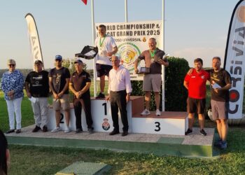 Julio Jiménez, en el primer cajón del podio./ FEDERACIÓN