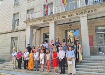 Última concentración el pasado 1 de agosto en repulsa por un nuevo crimen machista./ SUBDELEGACIÓN