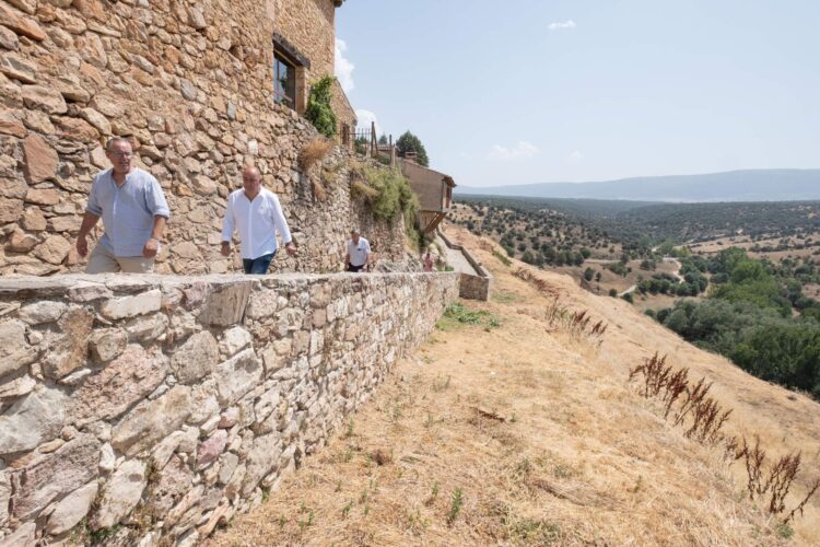 Visita de Miguel Ángel de Vicente a Pedraza.