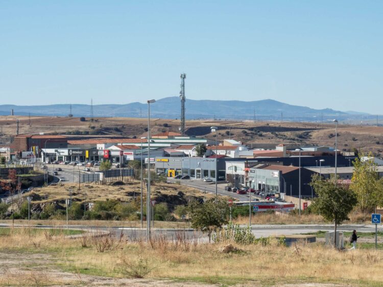 Vista del polígono industrial El Cerro en Segovia./ E.A.