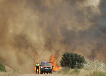 Hasta trece carreteras secundarias de Zamora, León y Palencia han tenido que ser cortadas. / JL Leal