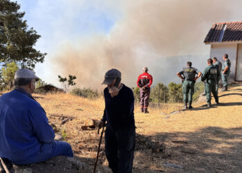 El sospechoso confesó la autoría del incendio, que quemó unas 2.200 hectáreas. / Rmestudios