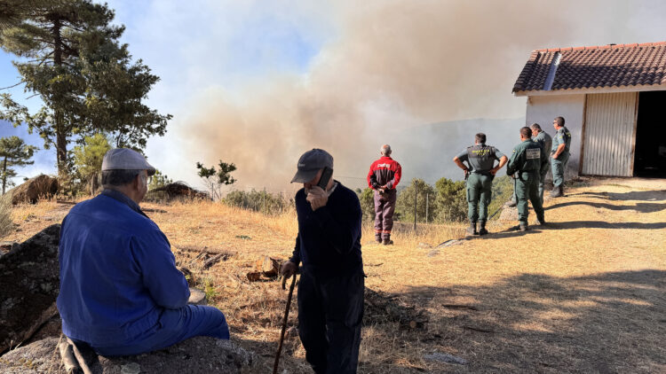Detenido un trabajador de extinción de incendios por el fuego de Cuevas del Valle (Ávila) 1 El sospechoso confesó la autoría del incendio, que quemó unas 2.200 hectáreas. / Rmestudios