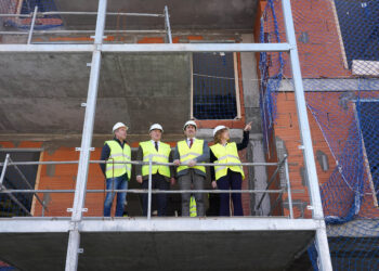 Las obras en Valladolid finalizan en diciembre, con 59 nuevos pisos. / Miriam Chacón