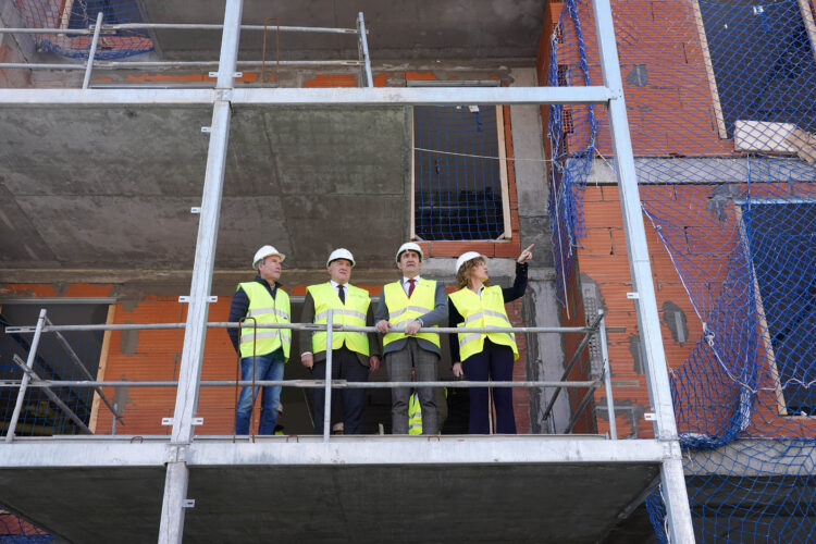 Castilla y León remata este año las primeras viviendas colaborativas 1 Las obras en Valladolid finalizan en diciembre, con 59 nuevos pisos. / Miriam Chacón