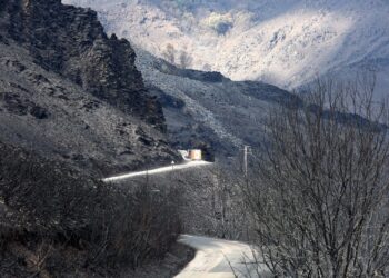 Bajan a nivel cero los fuegos en Candelario (Salamanca) y Molezuelas (Zamora). Este último ha calcinado unas 31.500 hectáreas. / César Hornija