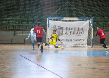Parada del portero del Segosala en una imagen de archivo. /E.A
