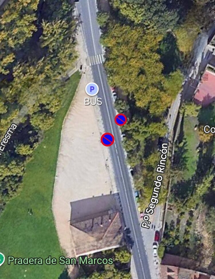 plano de la zona afectada/POLICÍA DE SEGOVIA